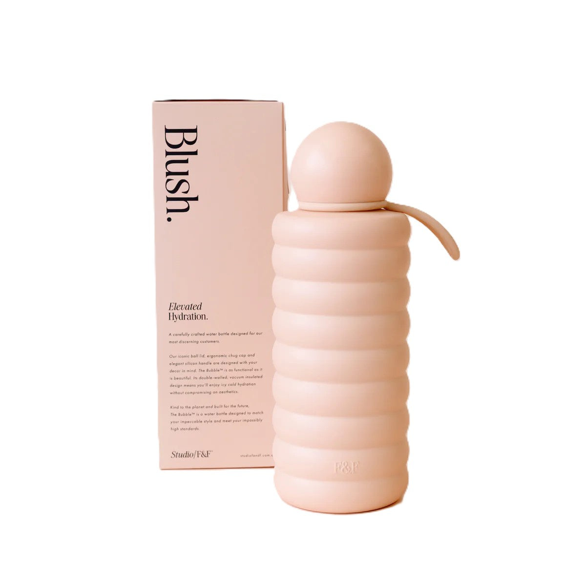 The Bubble Water Bottle - Blush