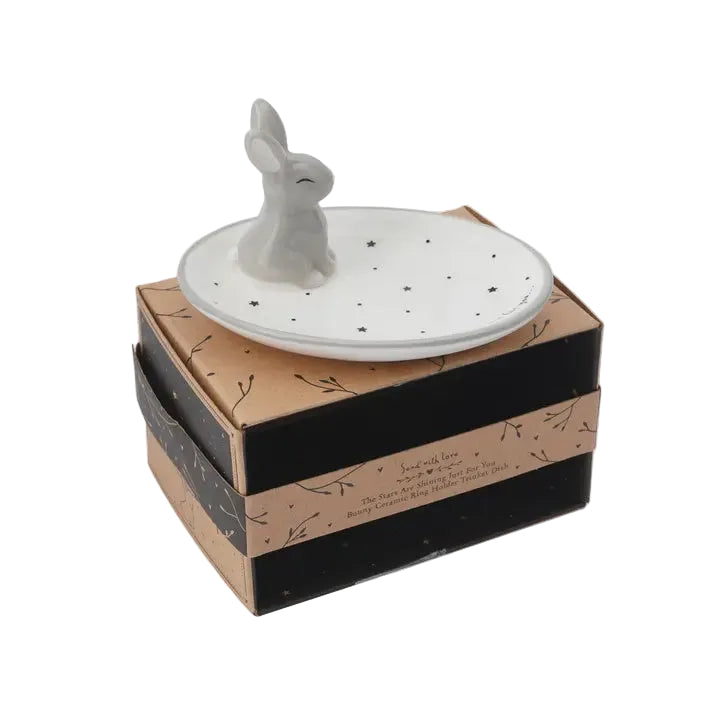Bunny Ring Holder Trinket Dish
