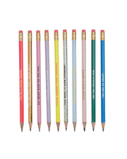 Compliment Pencil Set - Assorted Set of 10