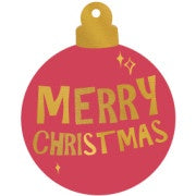 Christmas Gift Tags - Red Bauble