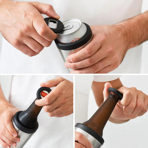 Big Can Cooler - Brushed Stainless