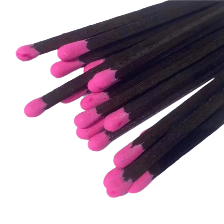 Candle Matches - Black & Pink