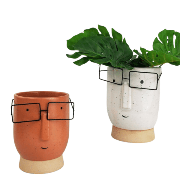 Blake with Glasses Planter - Tall