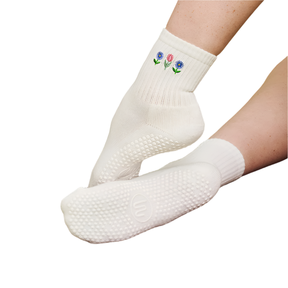 Crew Grip Socks - Meadow Bloom