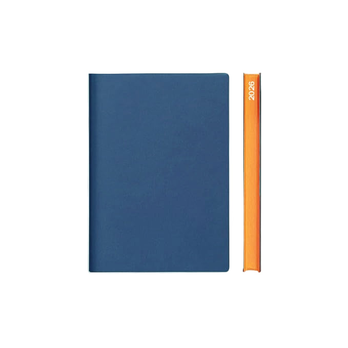 A5 Signature 2026 Diary (Day-to-Page) - Blue