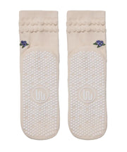 Crew Grip Socks - Blueberry Ruffle Oat