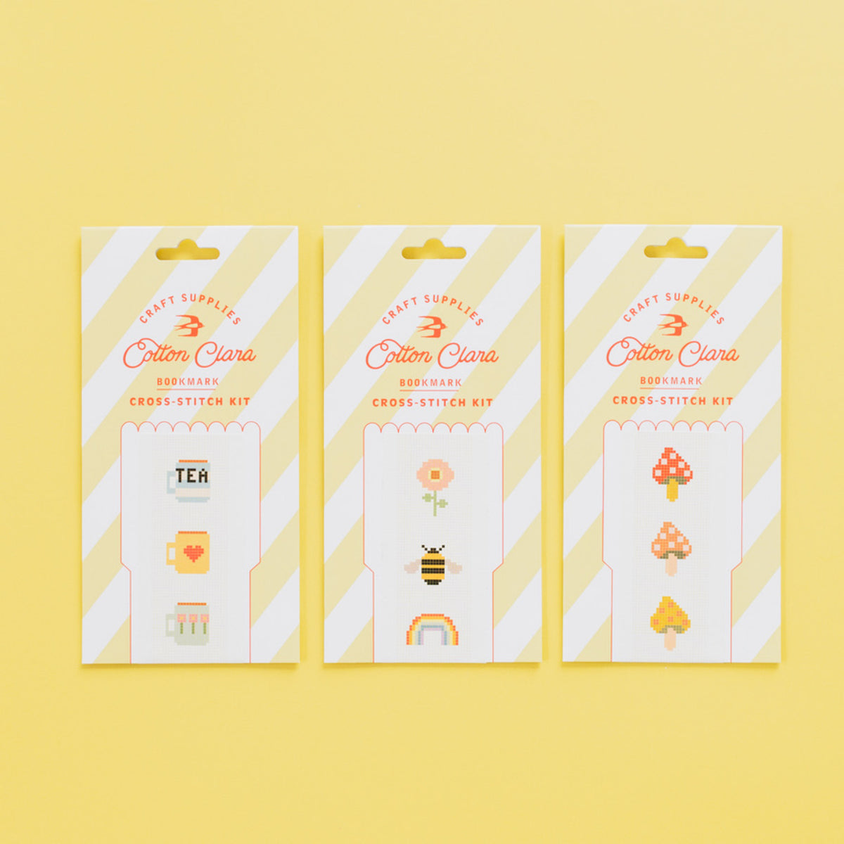 Cross-Stitch Kit Bookmark - Bookish