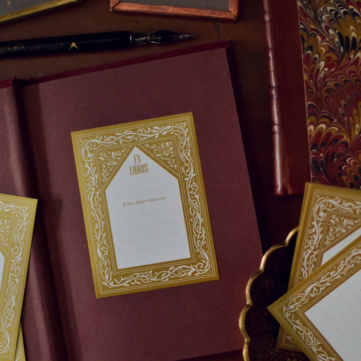 Bookplates - Tangled Vines