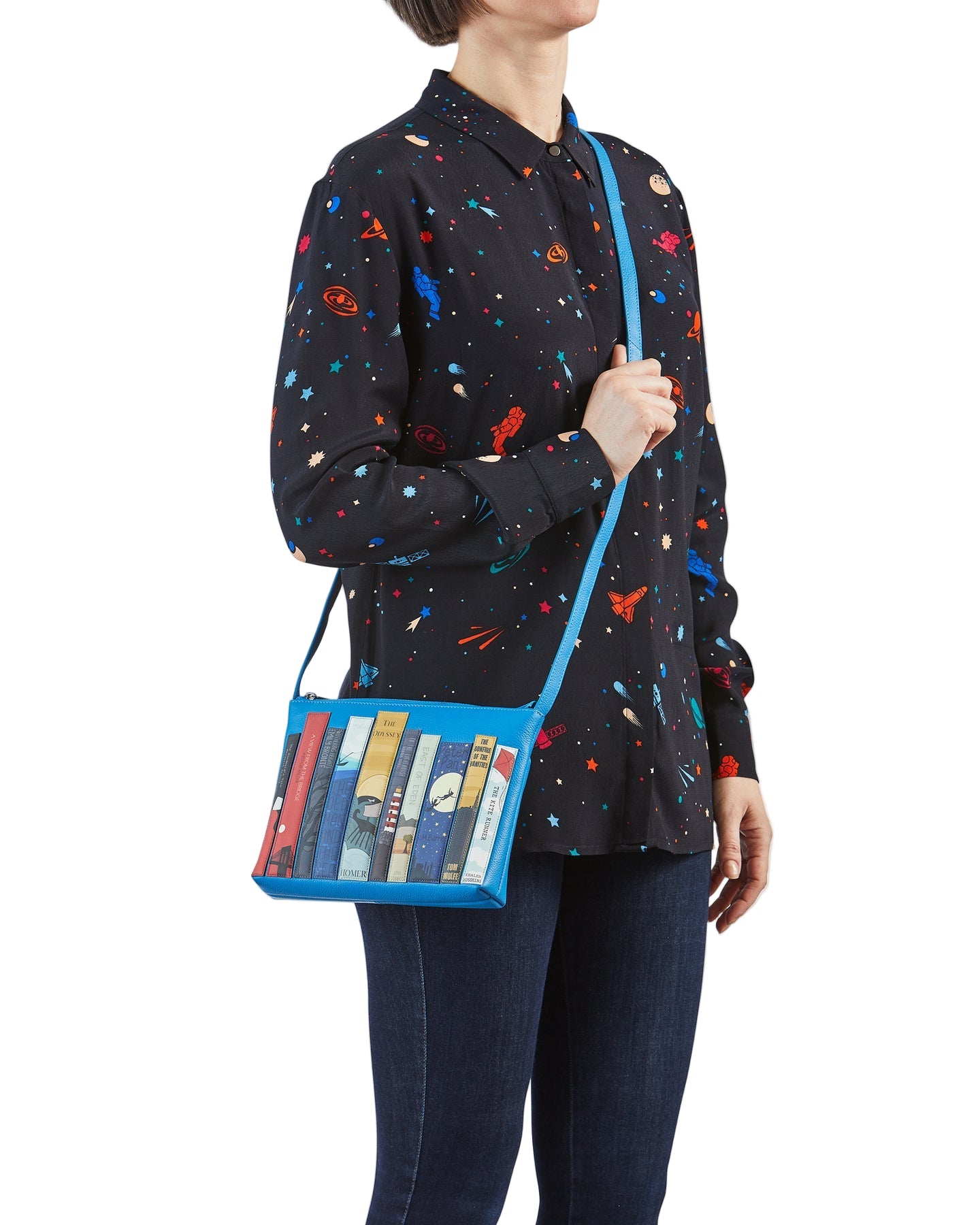 Cross Body Bag - Bookworm Cobalt Blue