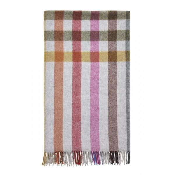 Henley Throw - Grey/Multi