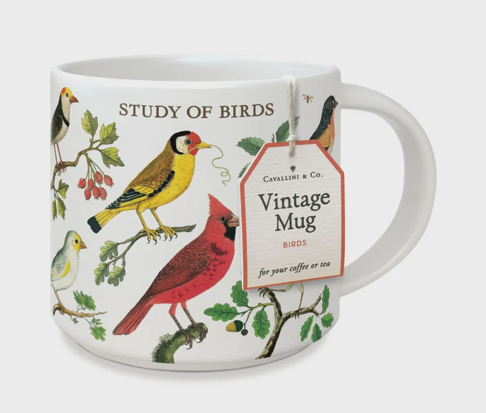 Vintage Mug / Birds