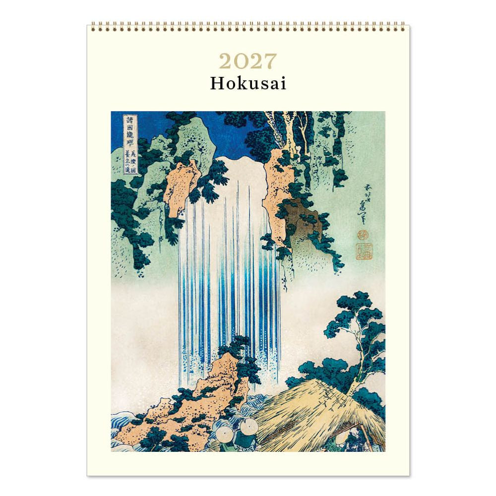 2027 Medium Calendar - Hokusai