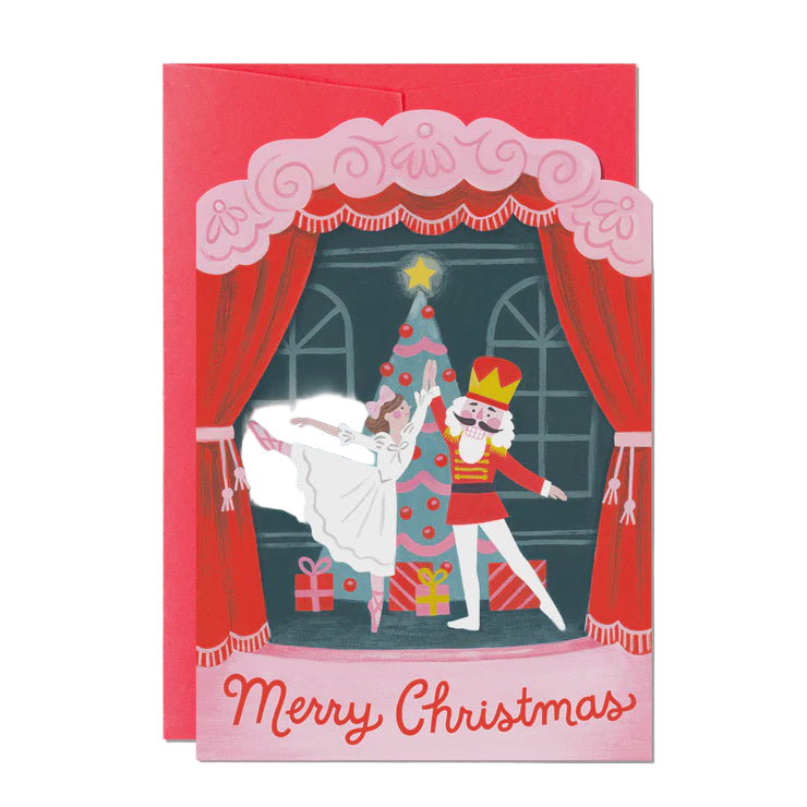 Merry Christmas Nutcracker Ballet Card