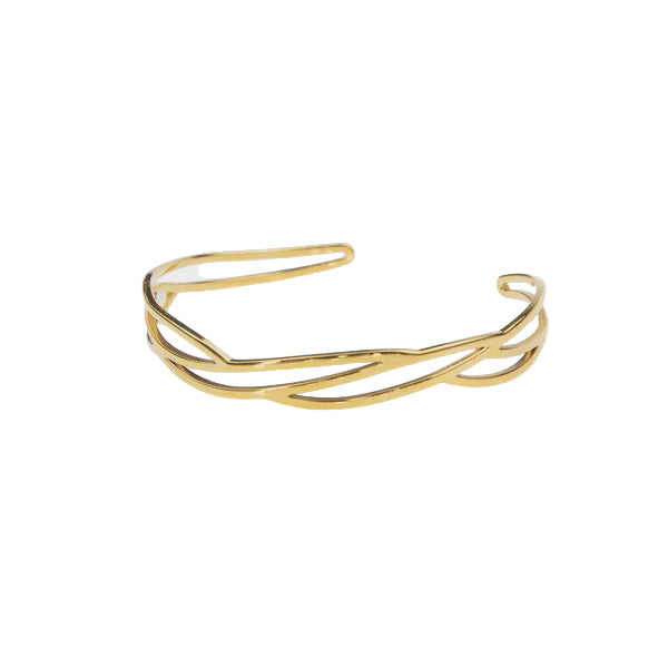 Eden Cuff Bracelet - Walk On Water Gold