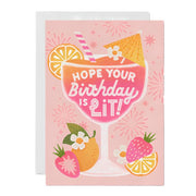 Hope Your Birthday Is Lit Card