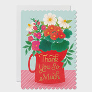 Thank You So Much Vase Card