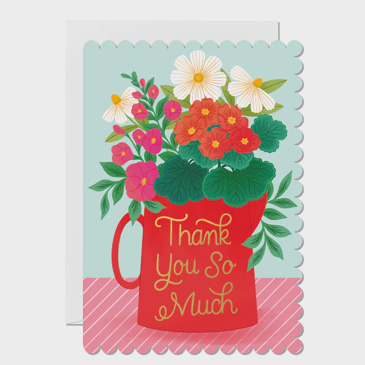 Thank You So Much Vase Card
