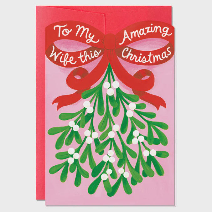 Amazing Wife Christmas Card