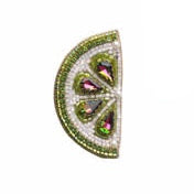 Carmen Brooch - Slice of  Lime