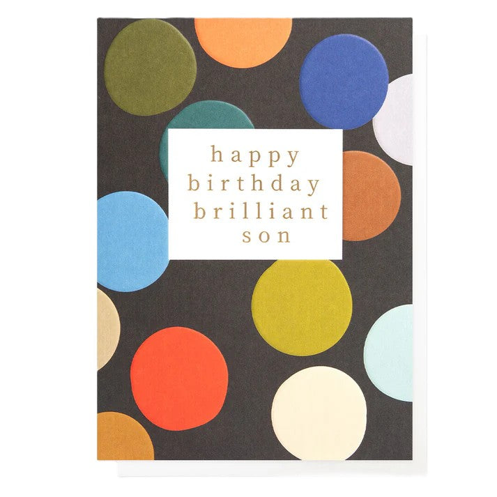 Happy Birthday Brilliant Son Card