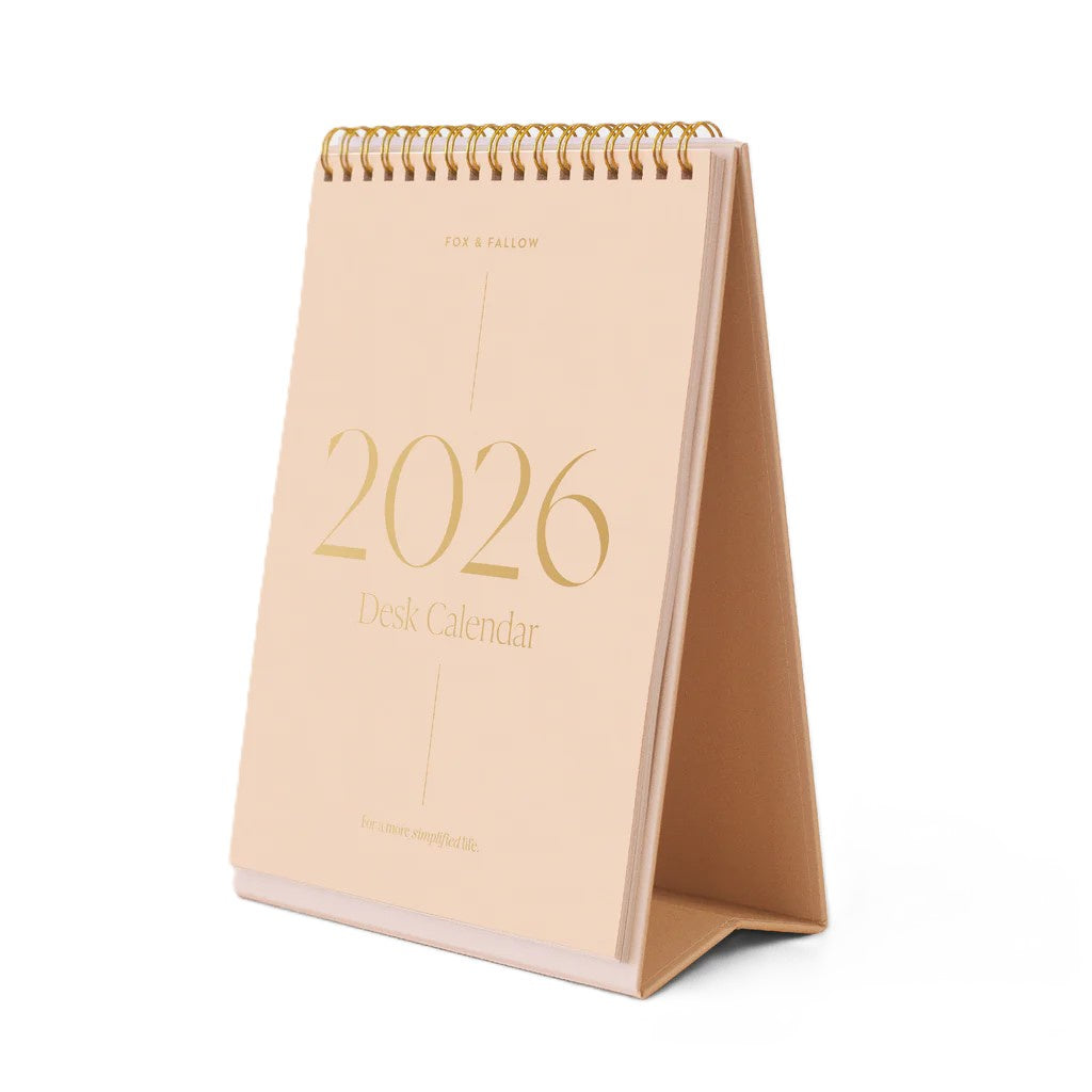 2026 Minimal Desk Calendar