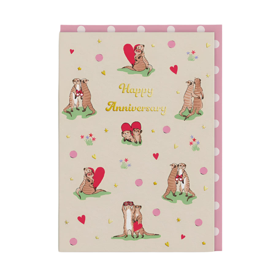 Meerkats Anniversary Card