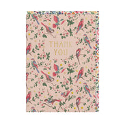 Garden Birds Thank You Card