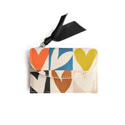 Card Holder Coin Purse - Multi Checkmate Hearts