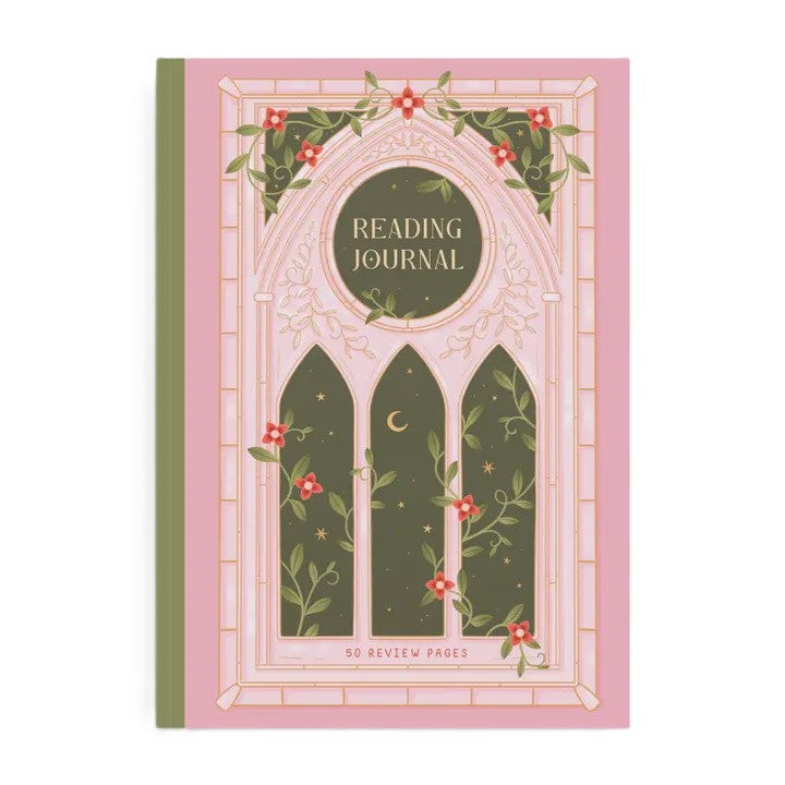 Romantasy Reading Journal – Literary 50 Book Review Notebook