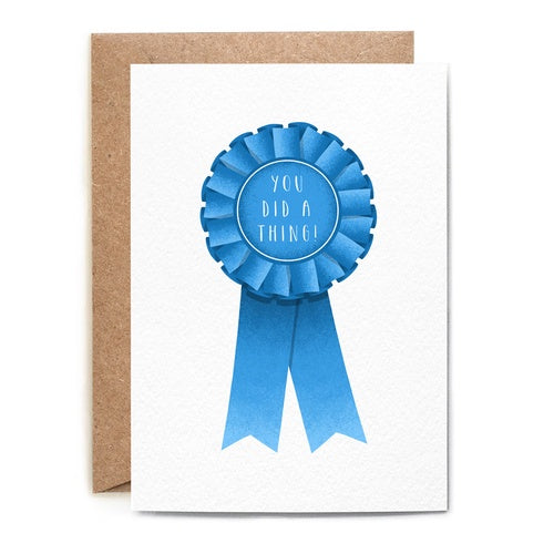 You Did A Thing Card