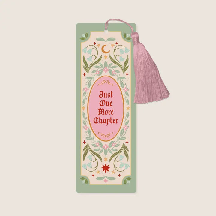 Just One More Chapter Fantasy Bookmark w/ Tassel