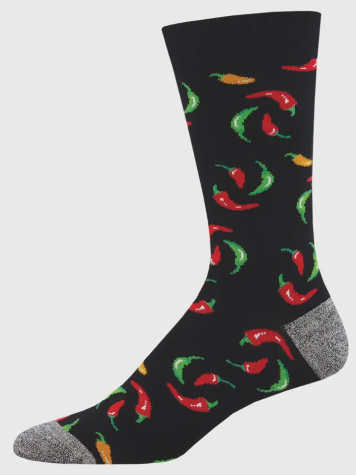 Men's Bamboo Socks - Hot On Your Heels