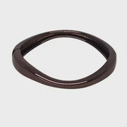 Thin Hinged Flow Bangle - Chocolate