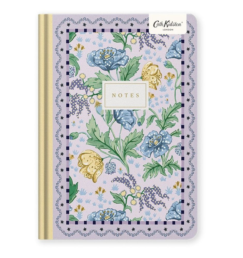 A5 Premium Hard Cover Notebook - Painted By Numbers Lilac