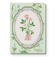 A5 Textured Soft Cover Notebook - Green Roots Vignette