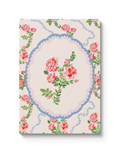 A6 Textured Soft Cover Notebook - Rose Flutter Vignette