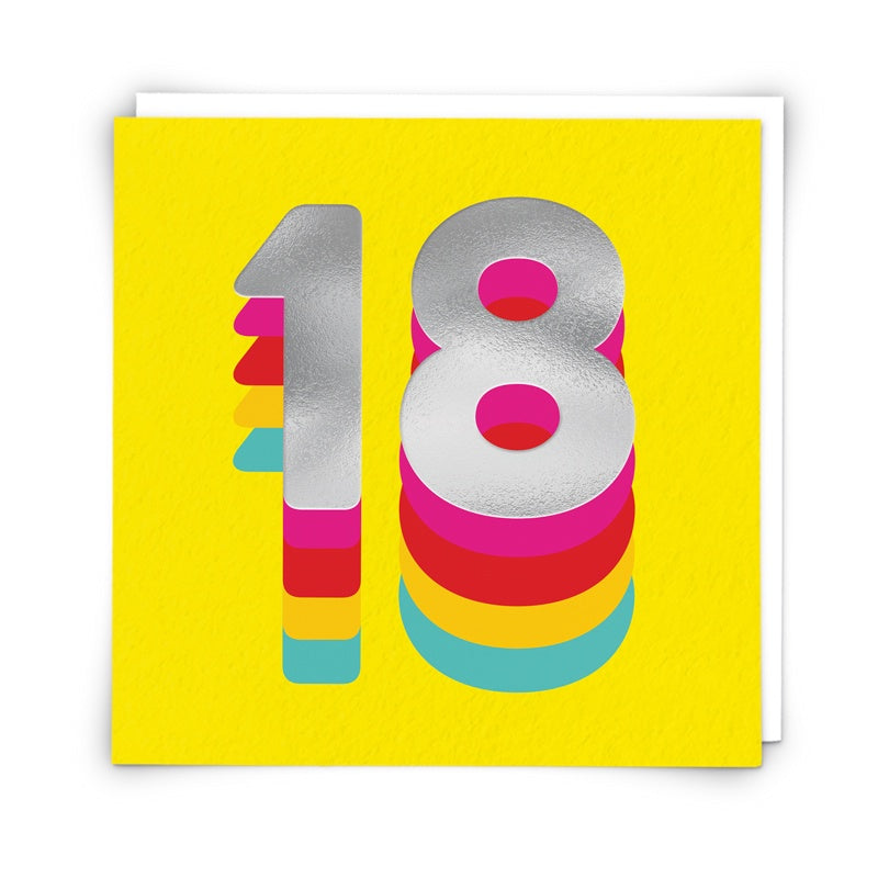 18 Rainbow Card