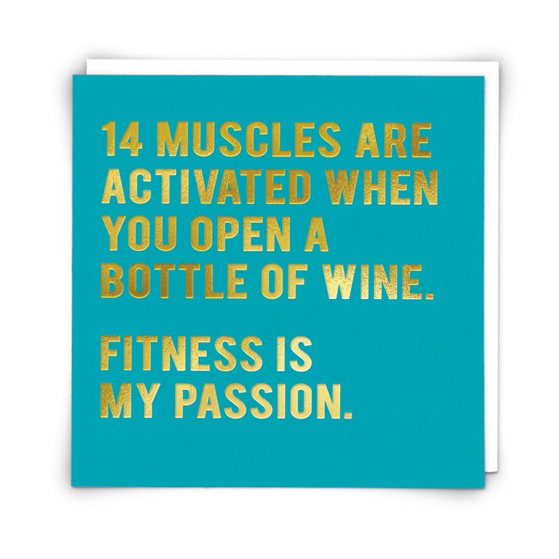 Fitness Is My Passion Card