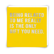 Being Related Card