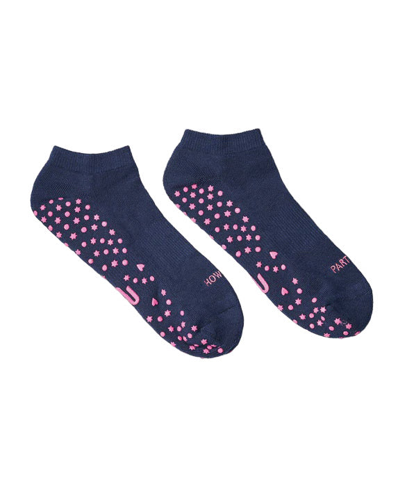 Classic Low Rise Grip Socks - Howdy Partner Ink