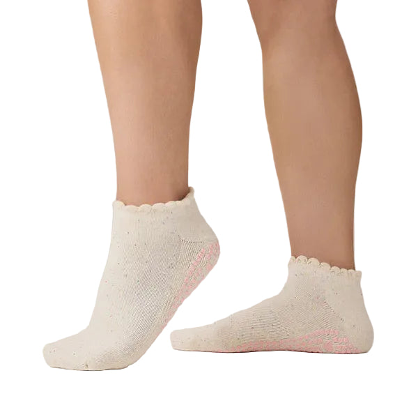 Classic Low Rise Grip Socks - Love Confetti