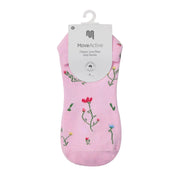 Classic Low Rise Grip Socks - Wildflower Pink