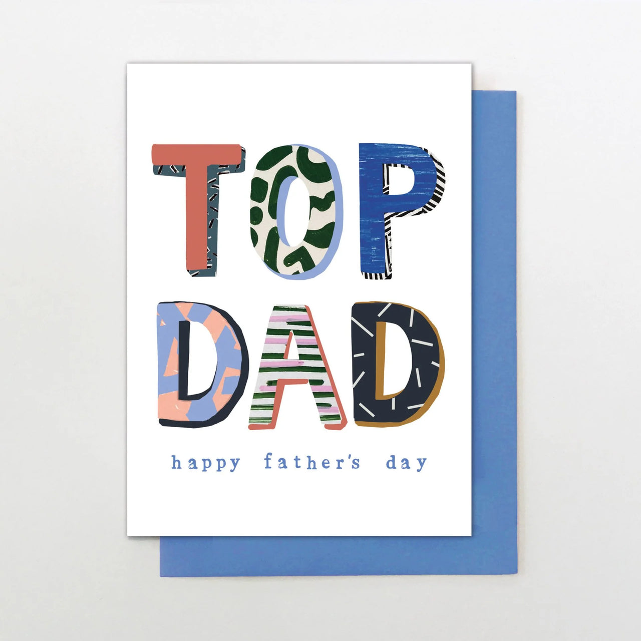 Top Dad Happy Father's Day Card