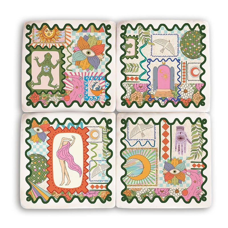 Resin Coasters - Summer