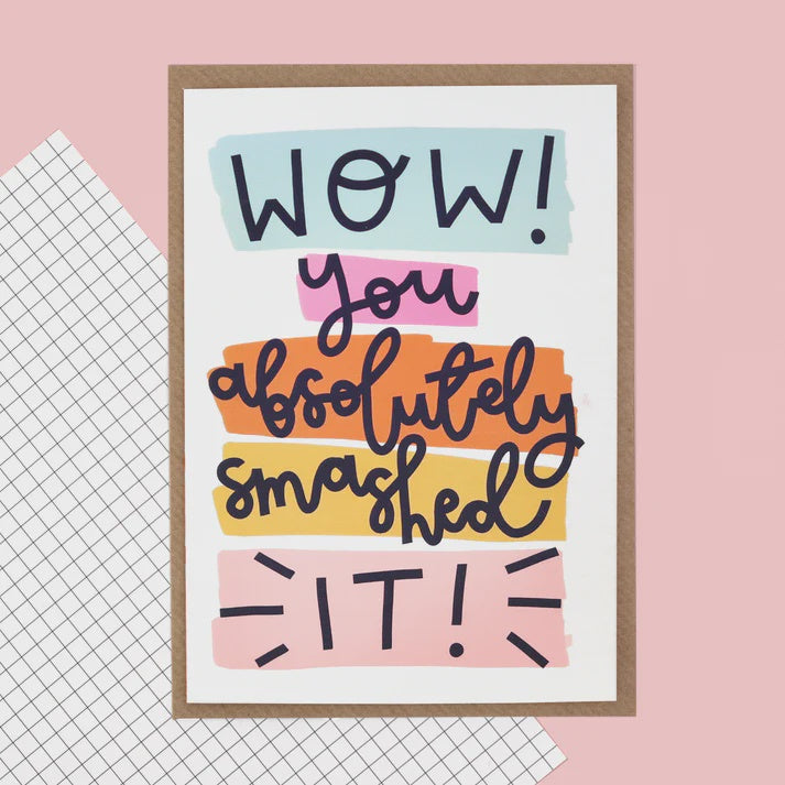 Wow Smashed It Card