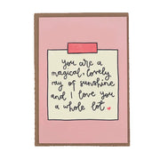 Ray Of Sunshine Card