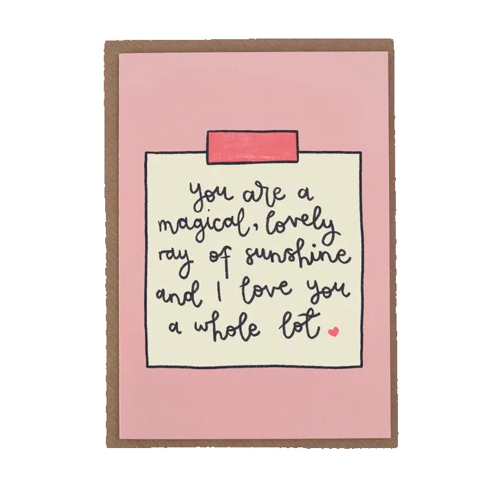 Ray Of Sunshine Card