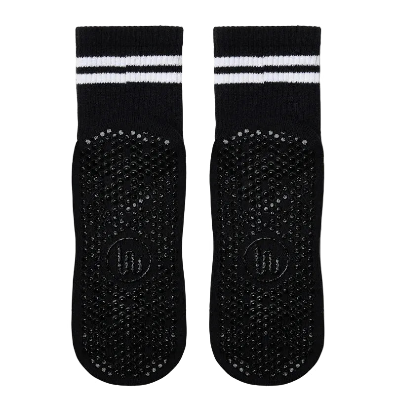 Crew Grip Socks - Sporty Stripe Black
