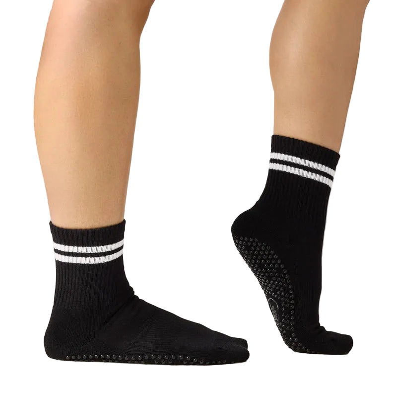 Crew Grip Socks - Sporty Stripe Black