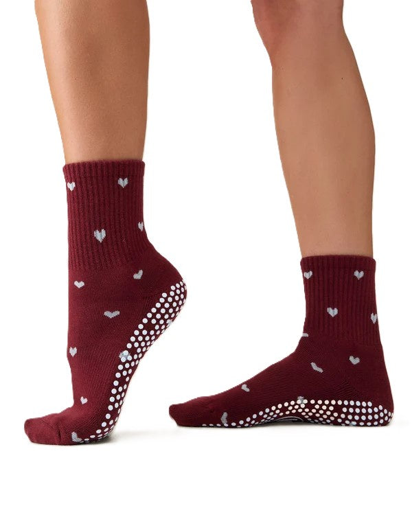 Crew Grip Socks - Love Me Cabernet